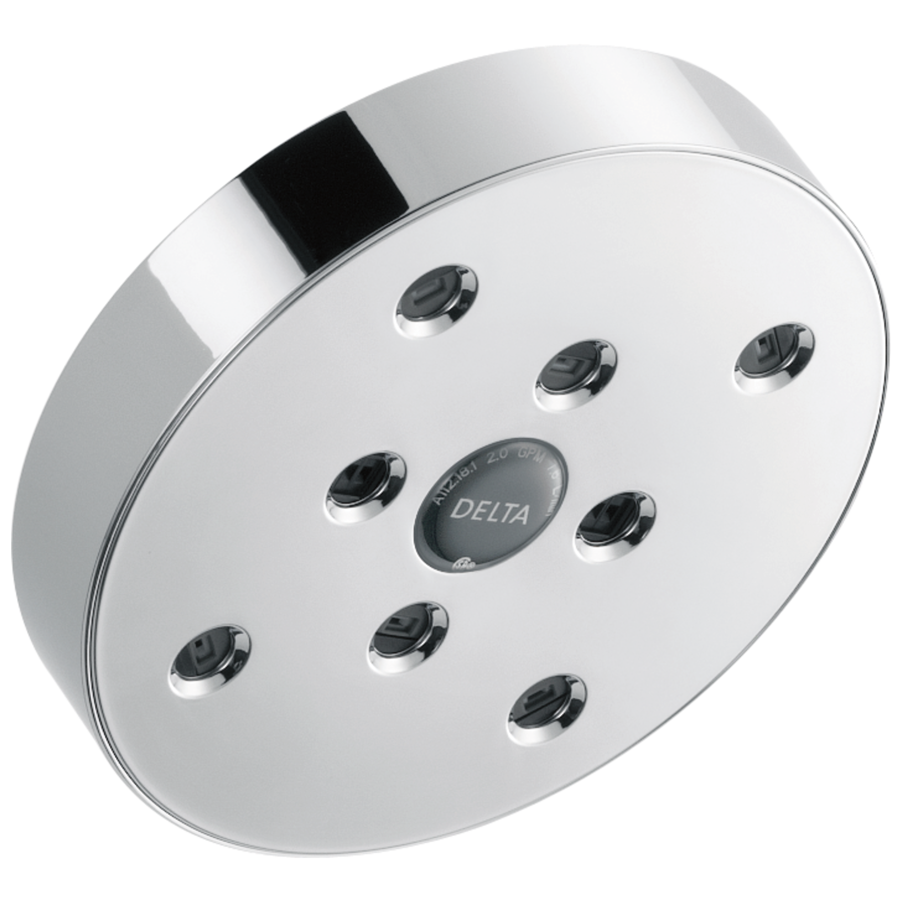 H<sub>2</sub>Okinetic&reg; Single-Setting Raincan Shower Head