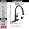 Pull-Down Kitchen Faucet w/ Soap (Recertified)