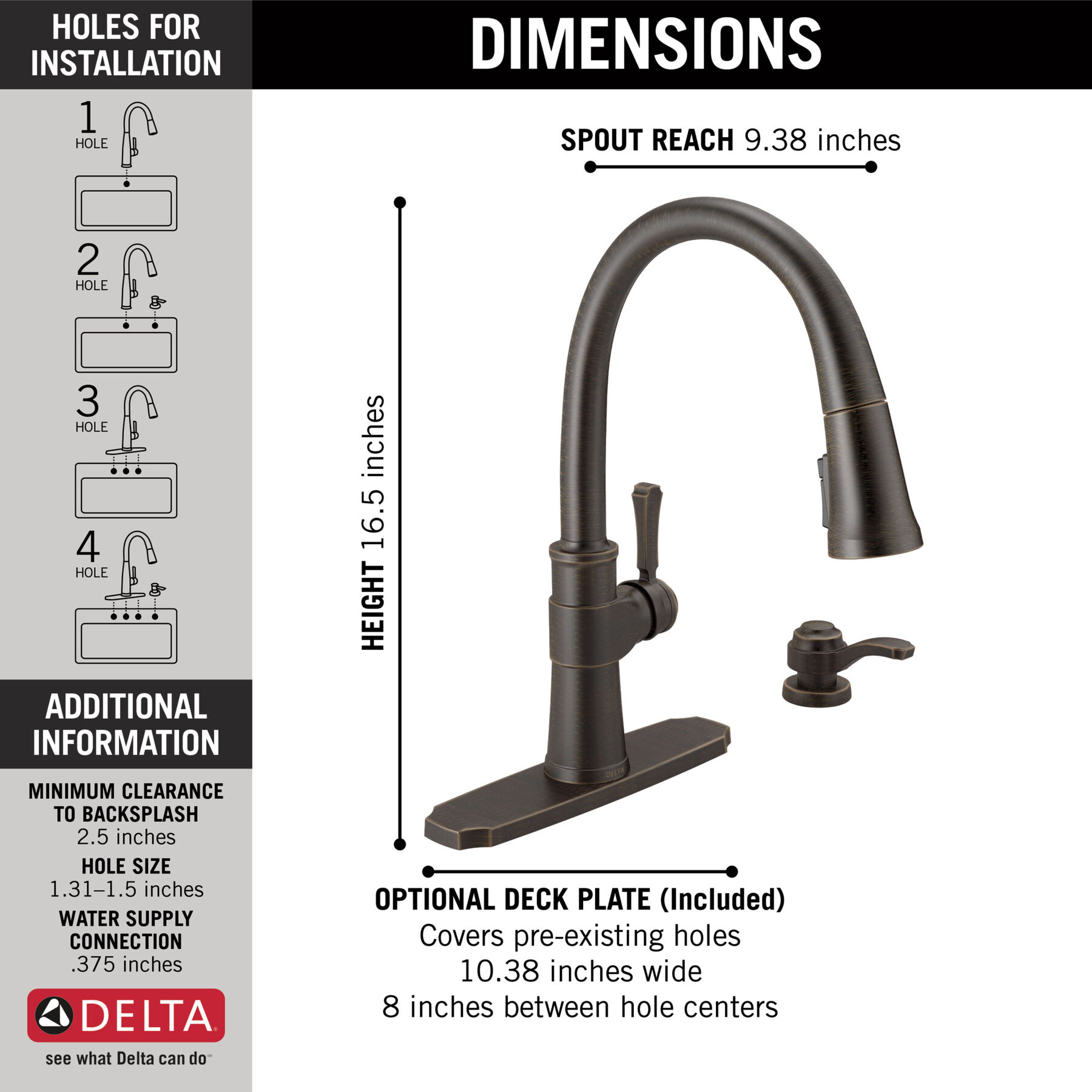 Pull-Down Kitchen Faucet w/ Soap (Recertified)