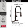 Single-Handle Pull-Down Spring Kitchen Faucet (Recertified)