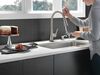 Single Handle Pull-Down Kitchen Faucet with Touch<sub>2</sub>O&reg; Technologyand Soap Dispenser (Recertified)