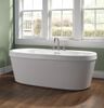 68" x 36" Freestanding Tub with Integrated Waste and  Overflow