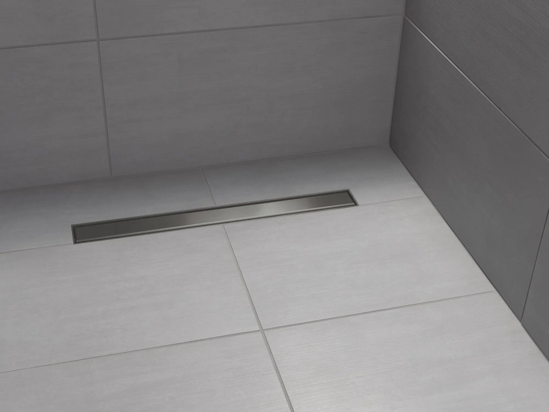 24" Reversible Linear Shower Drain Trim