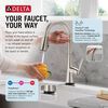Single Handle Pull-Down Touch<sub>2</sub>O&reg; Technology Kitchen Faucet with Touchless Technology