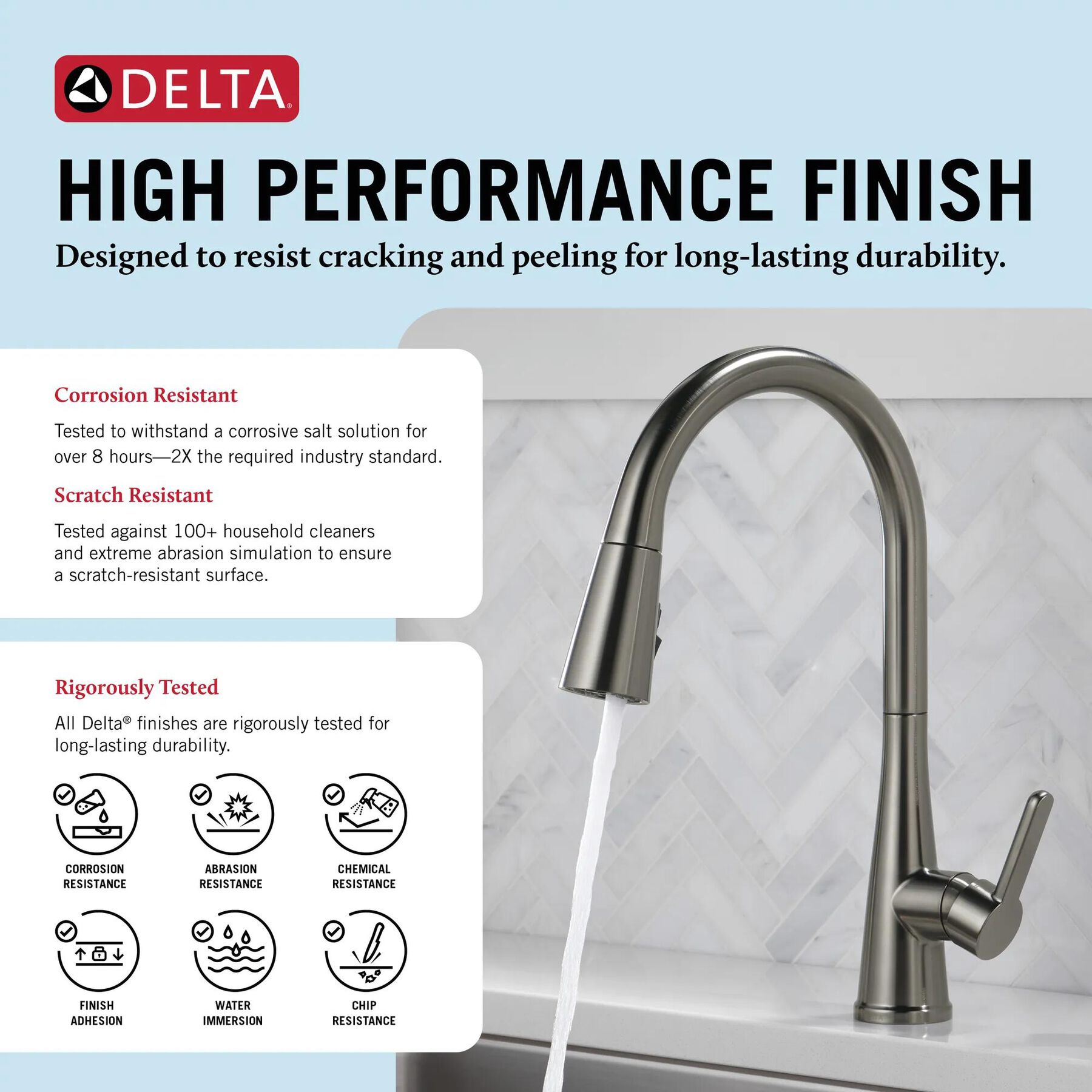 Single Handle Pull-Down Kitchen Faucet with Soap Dispenser and ShieldSpray&reg; Technology