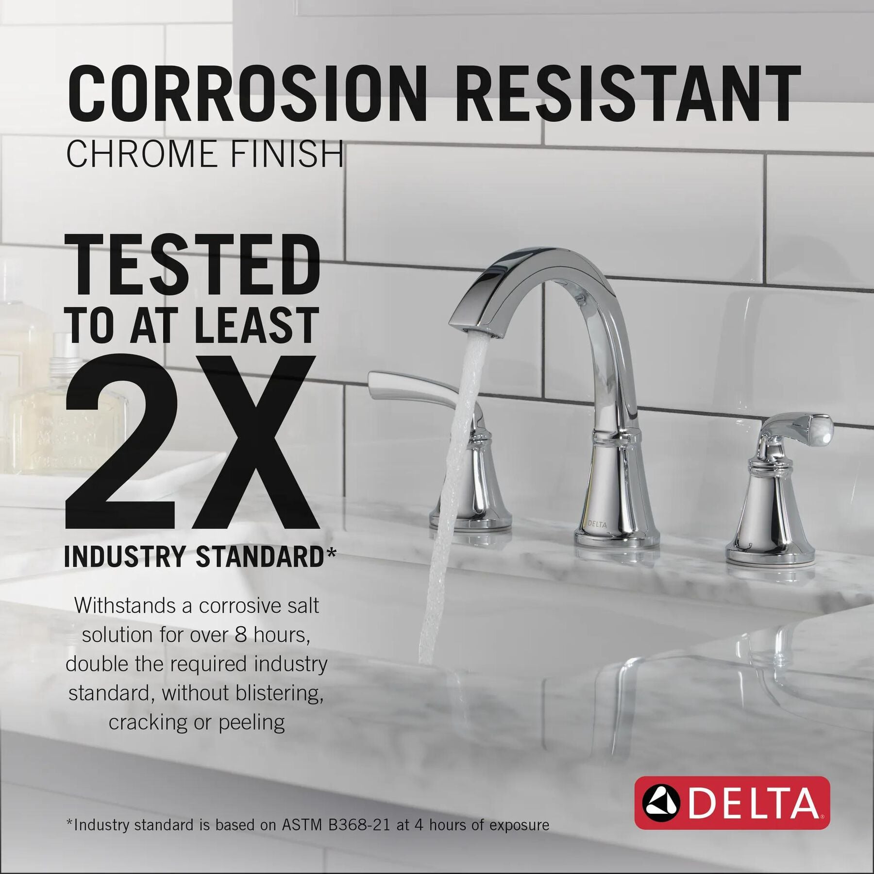 Two Handle Widespread Bathroom Faucet