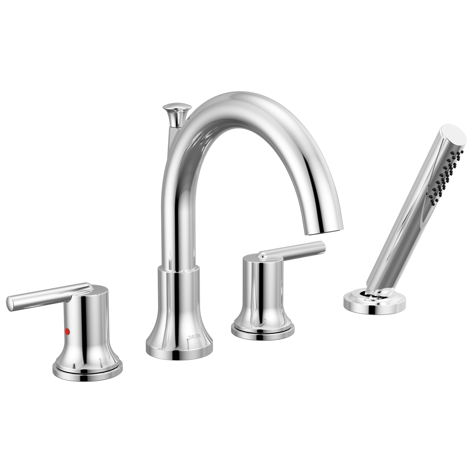 Roman Tub with Hand Shower Trim in Chrome T4759 | Delta Faucet
