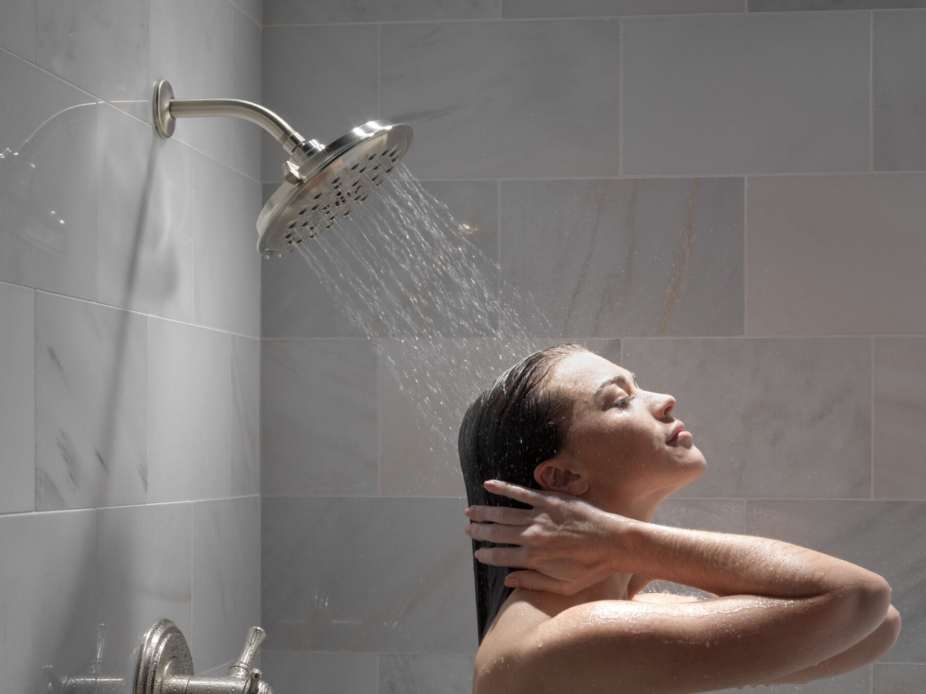 H2Okinetic&reg; 4-Setting Shower Head with Ultrasoak&reg;