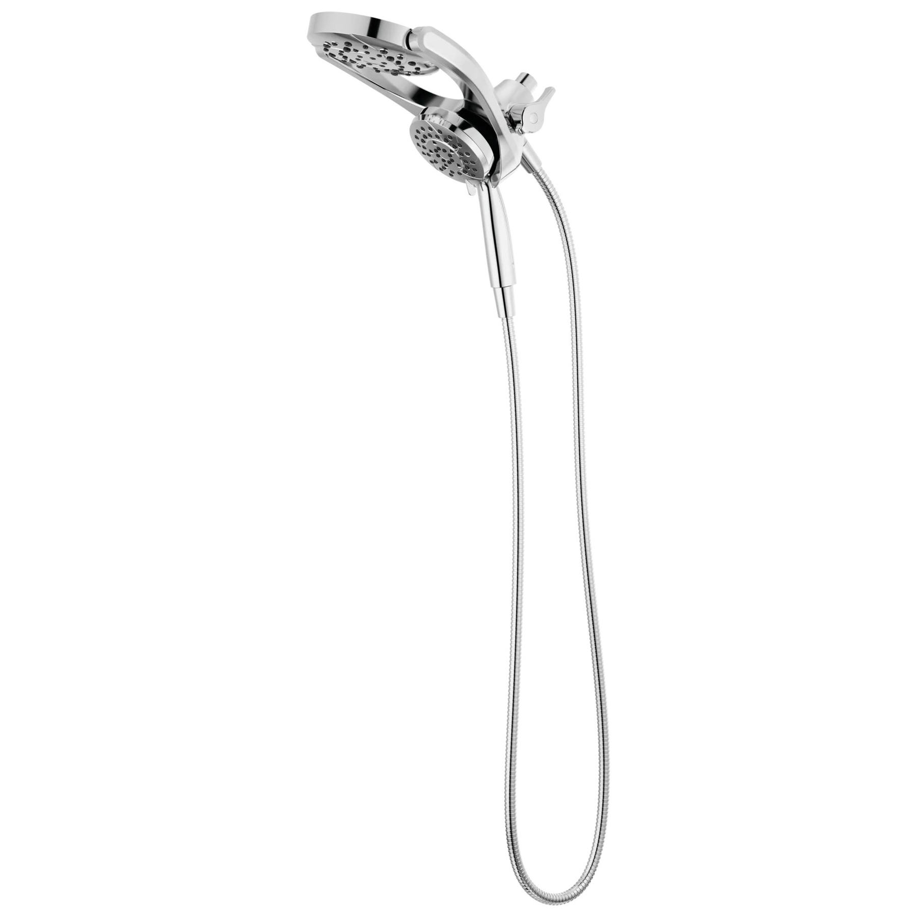 HydroRain&reg; 4-Setting Two-In-One Shower Head