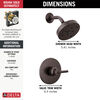 Widespread Lavatory Faucet with Shower Trim Bundle - 14 Series