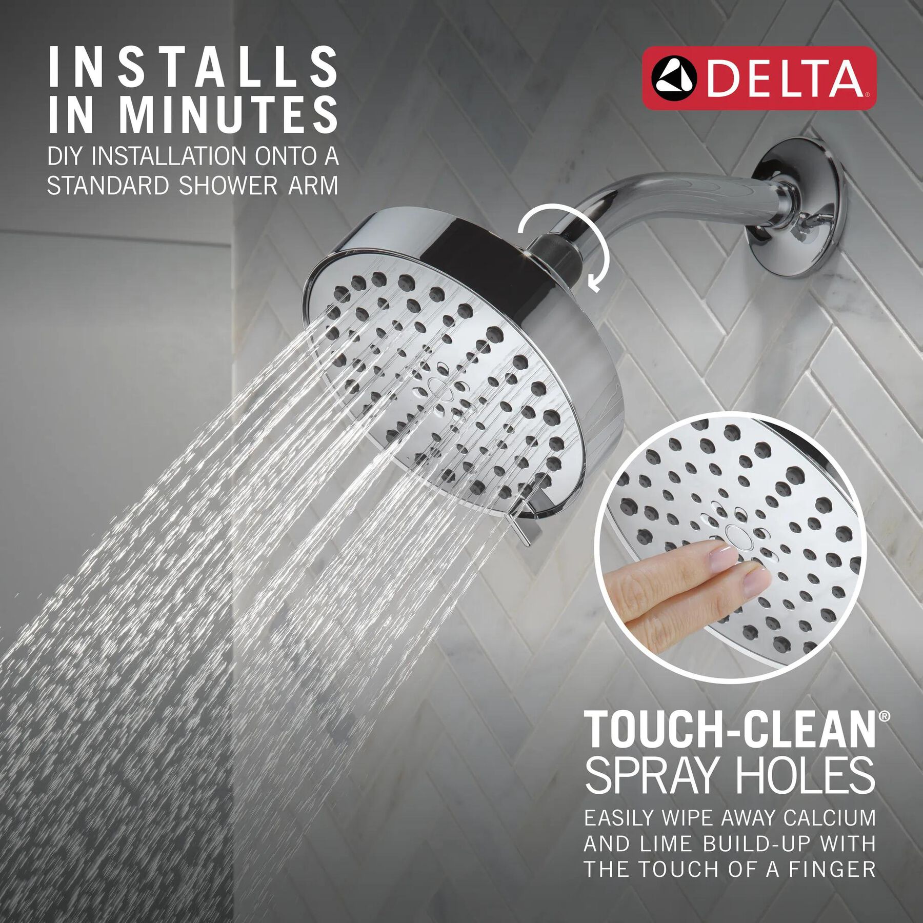 4-Setting Shower Head
