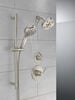 7-Setting Slide Bar Hand Shower with Cleaning Spray