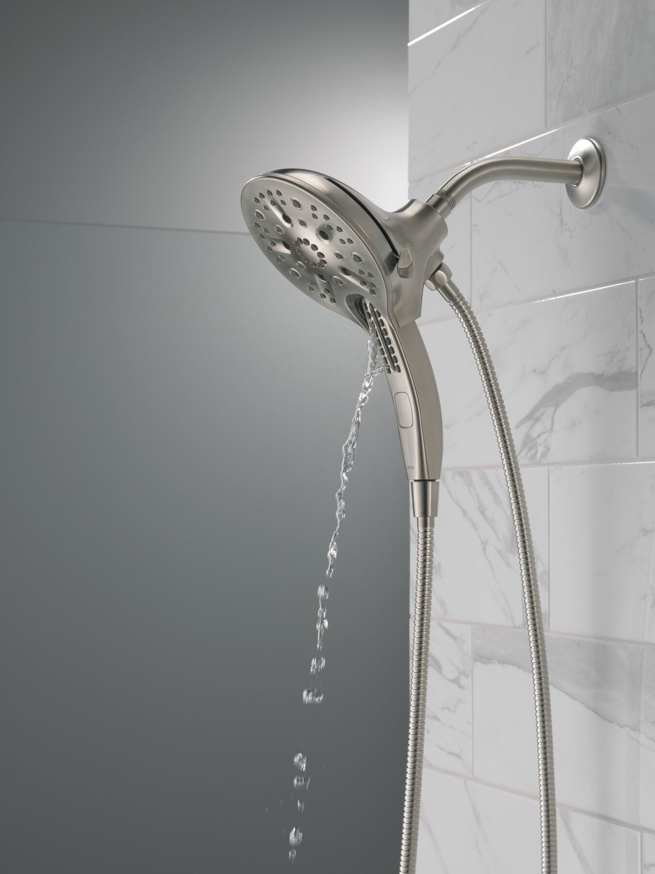 In2ition&reg; H<sub>2</sub>Okinetic&reg; 5-Setting Two-in-One Shower (Recertified)