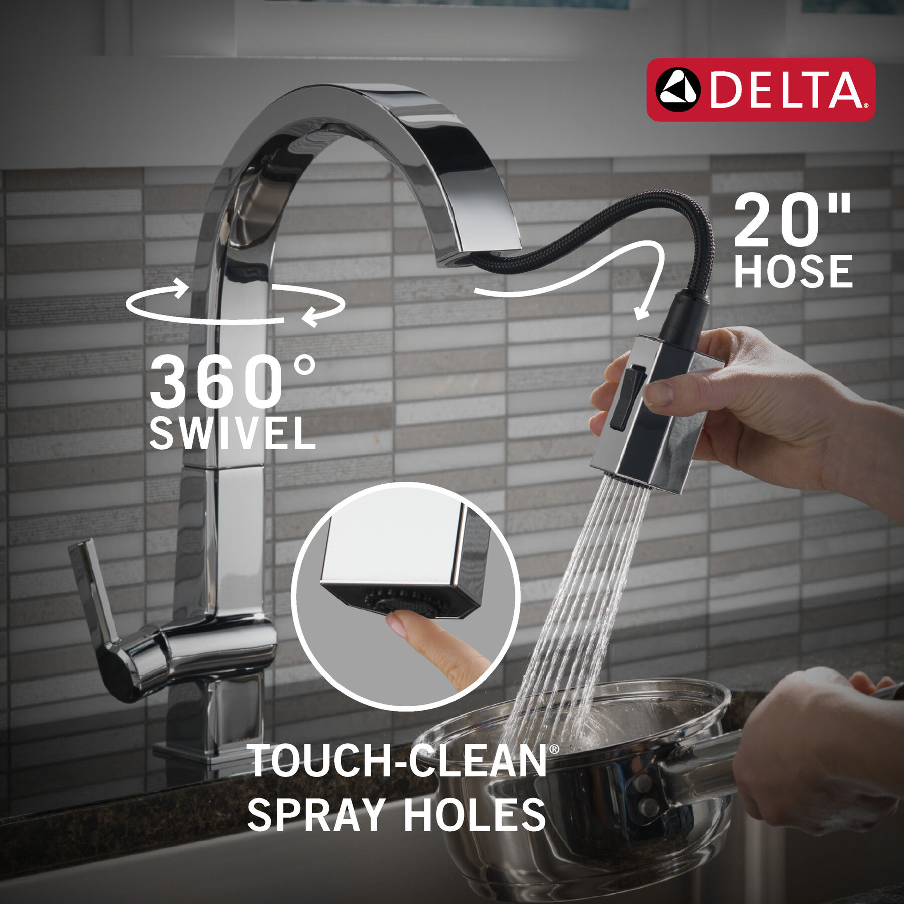Pull-Down Kitchen Faucet (Recertified)