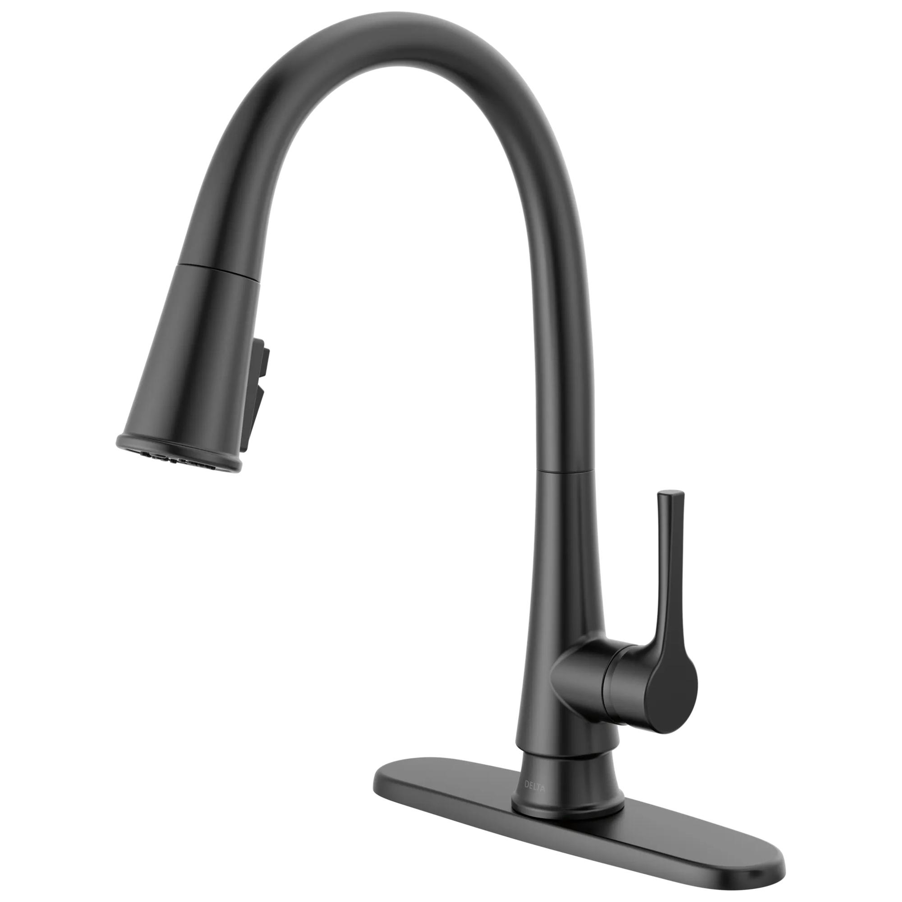 Single Handle Pull-Down Kitchen Faucet With ShieldSpray&reg;&nbsp;Technology in Matte Black