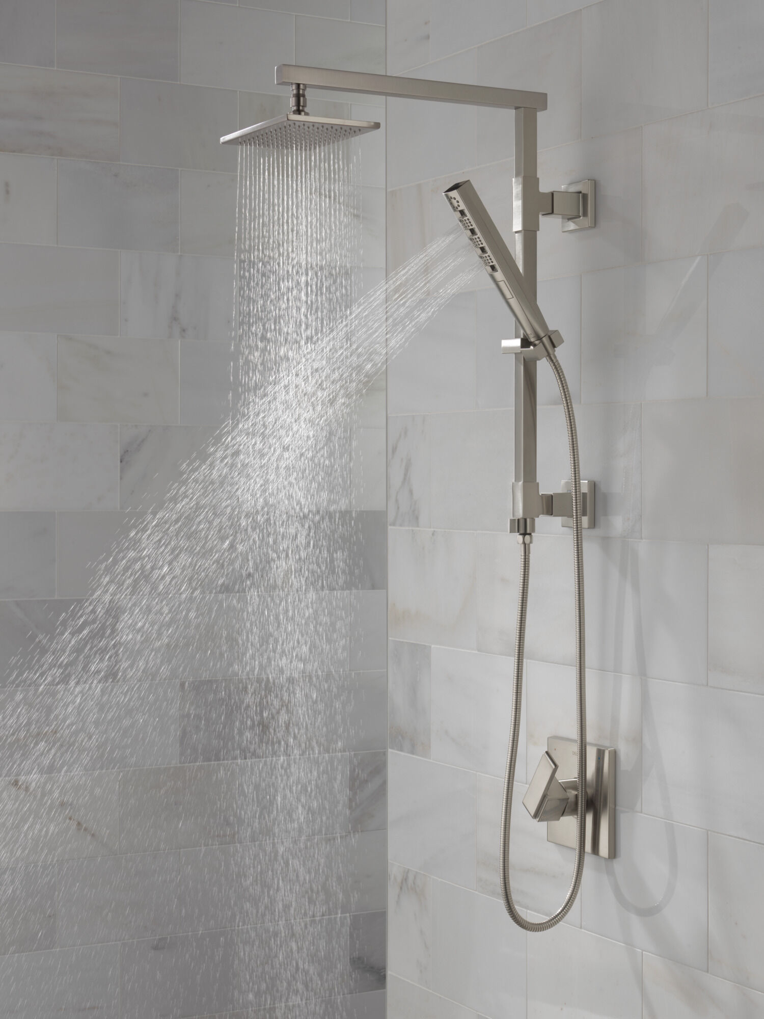 H2OKinetic® Hand Shower 1.75 GPM 4-Setting in Lumicoat® Stainless