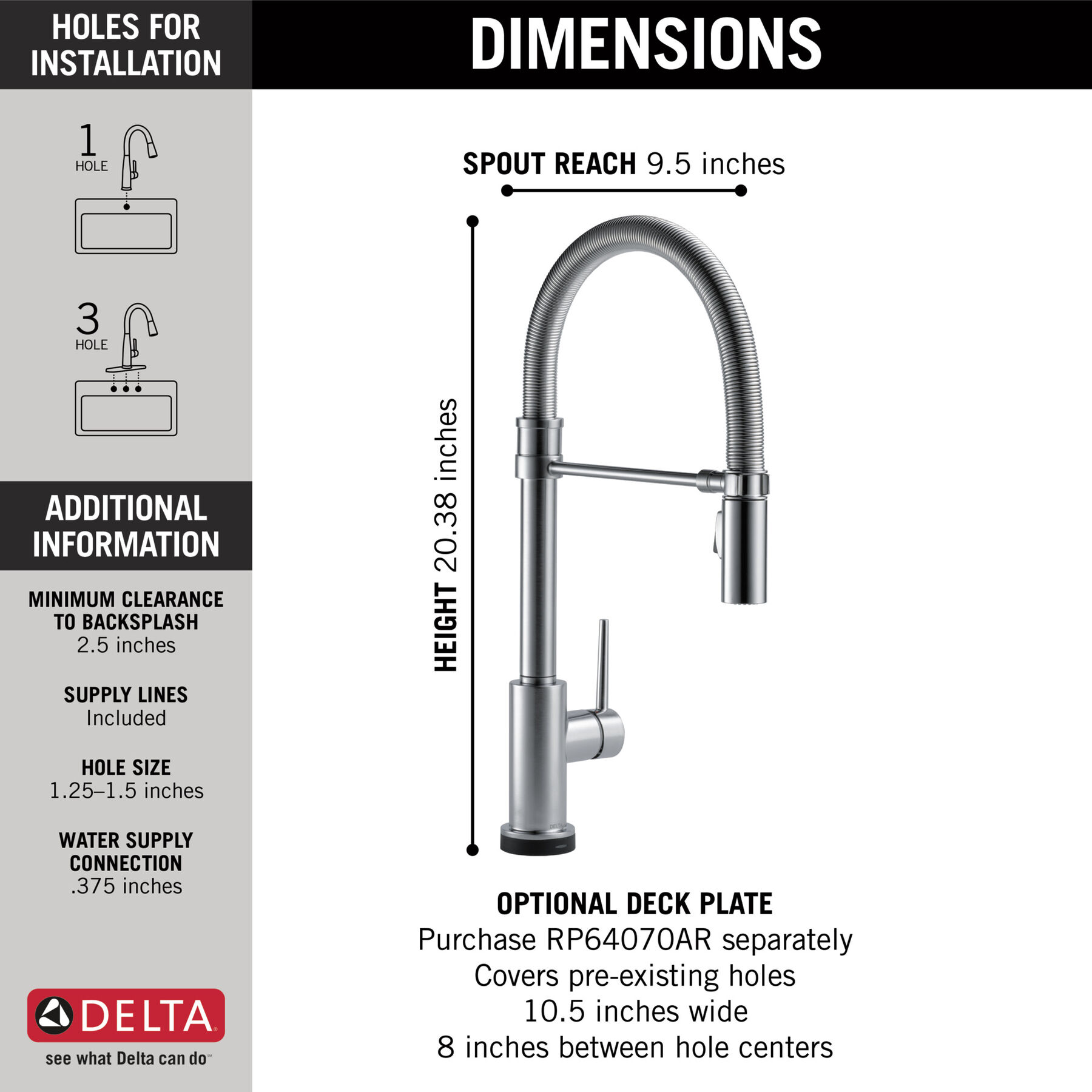 Single-Handle Pull-Down Spring Kitchen Faucet with Touch<sub>2</sub>O&reg; Technology (Recertified)