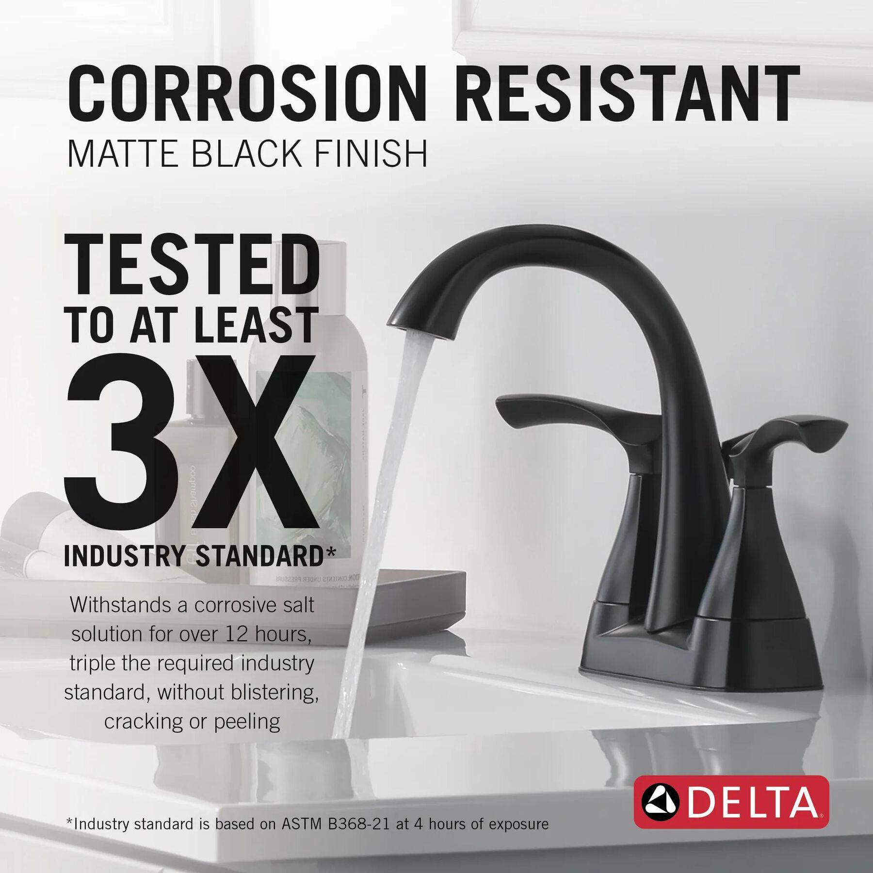 Two Handle Centerset Bathroom Faucet