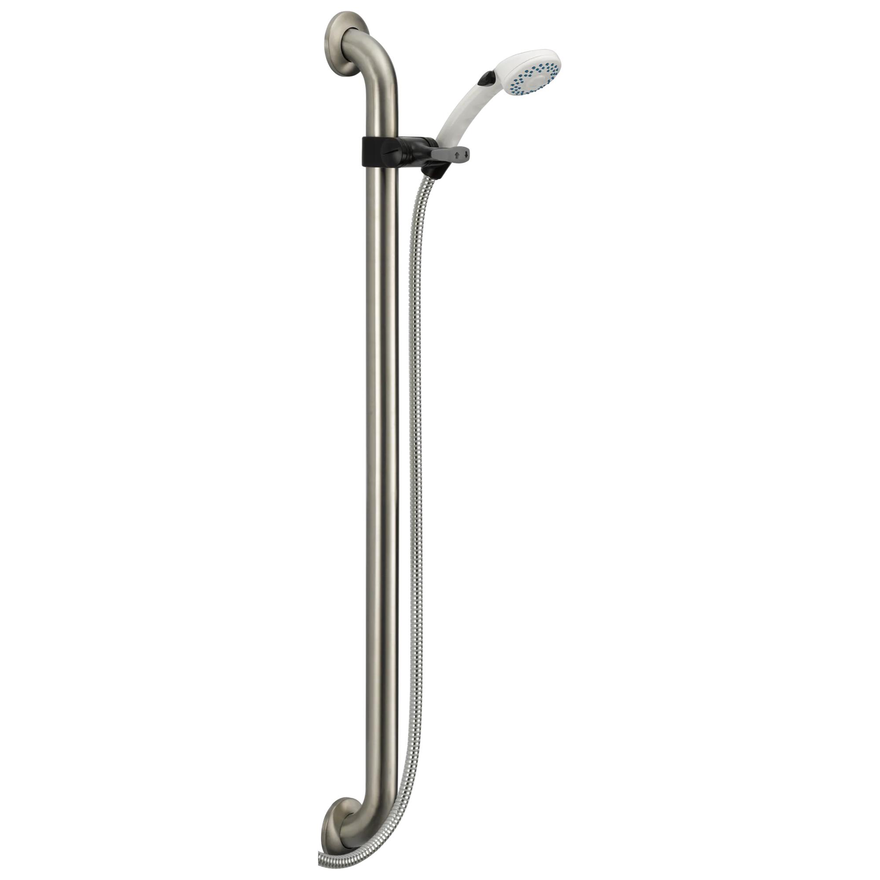 Adjustable Slide Bar / Grab Bar 2-Setting Hand Shower