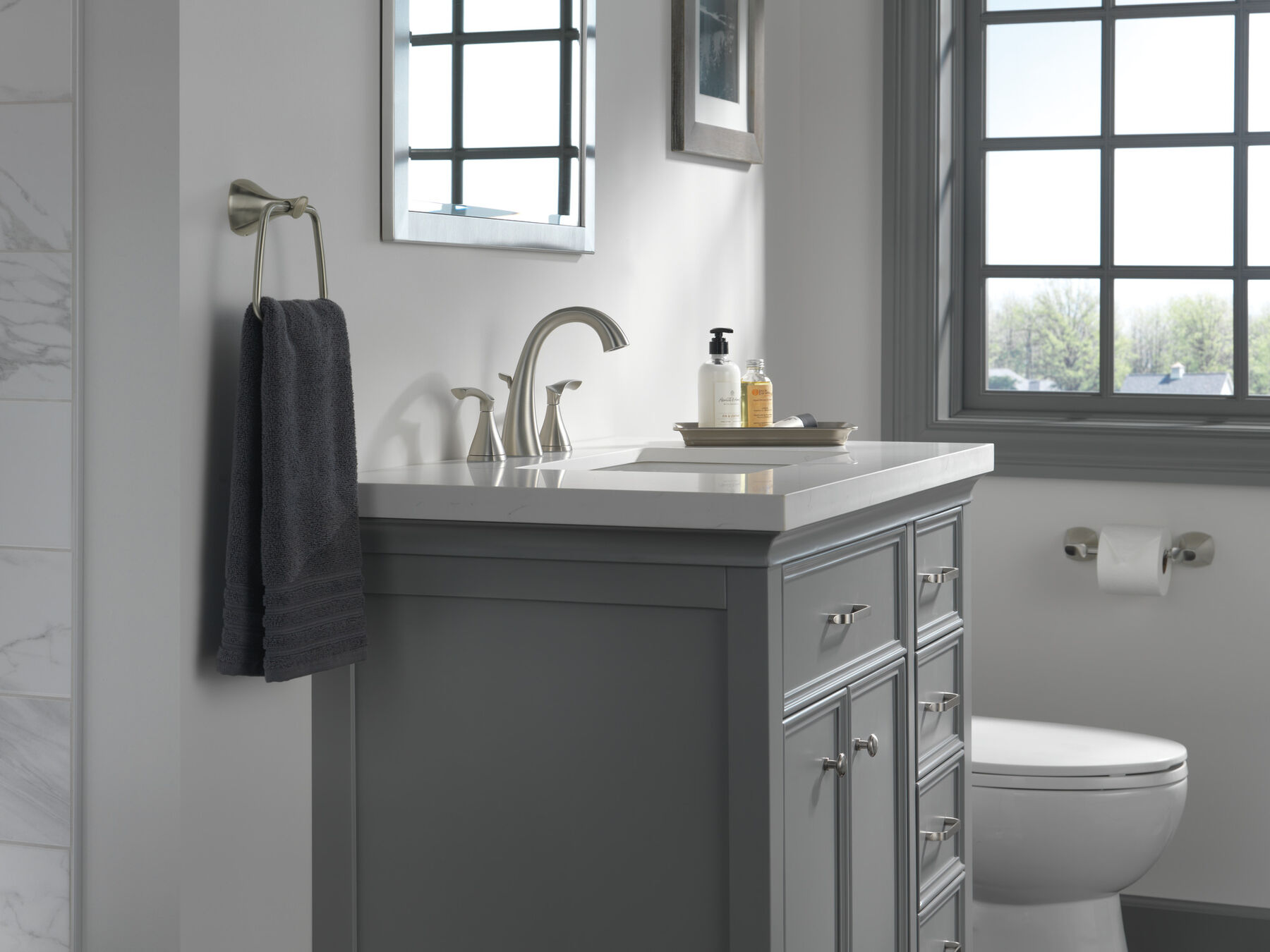 Two Handle Widespread Lavatory Faucet