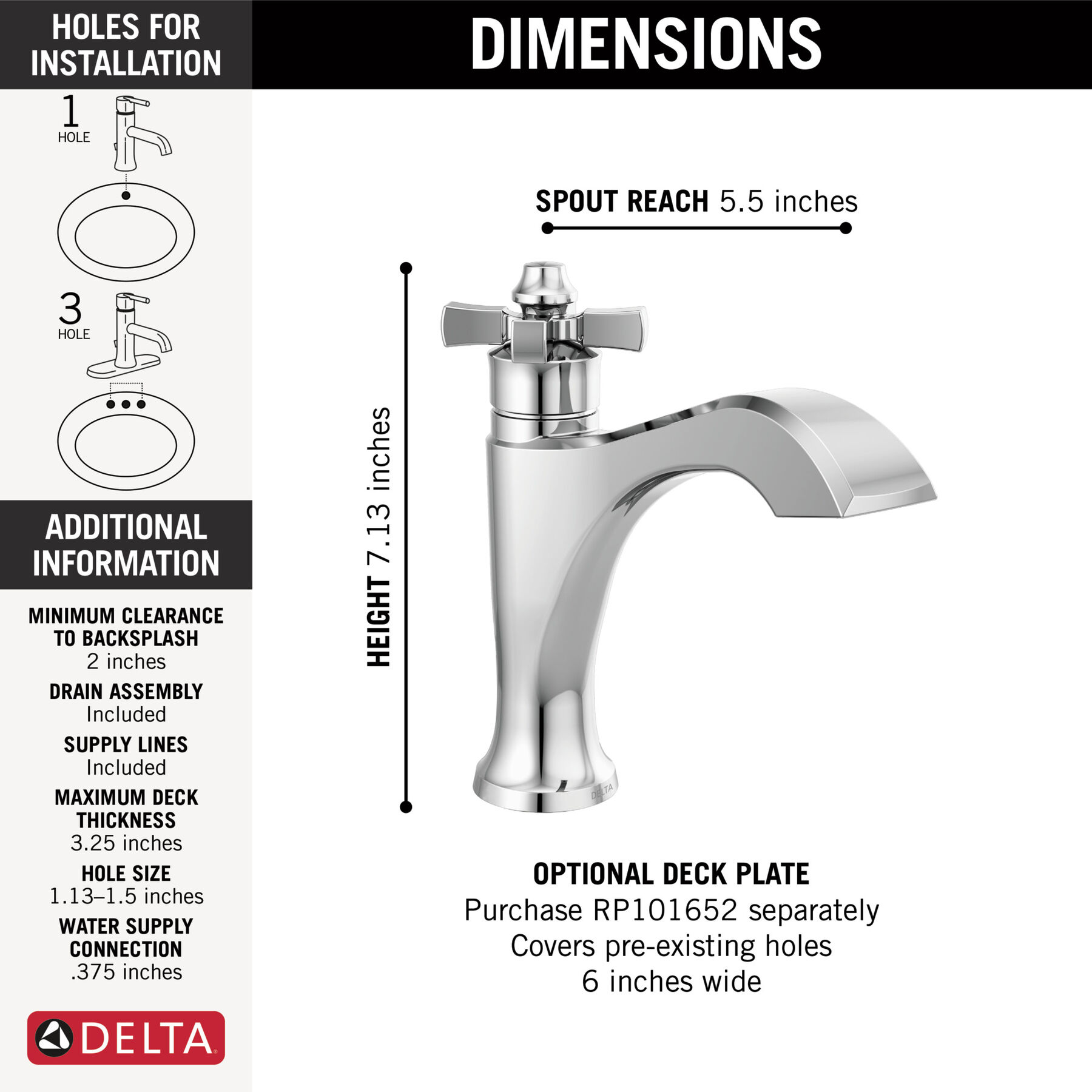 Single Handle Bathroom Faucet