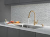 Single Handle Pull-Down Kitchen Faucet with Soap Dispenser and ShieldSpray&reg; Technology