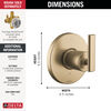 3-Setting 2-Port Diverter Trim