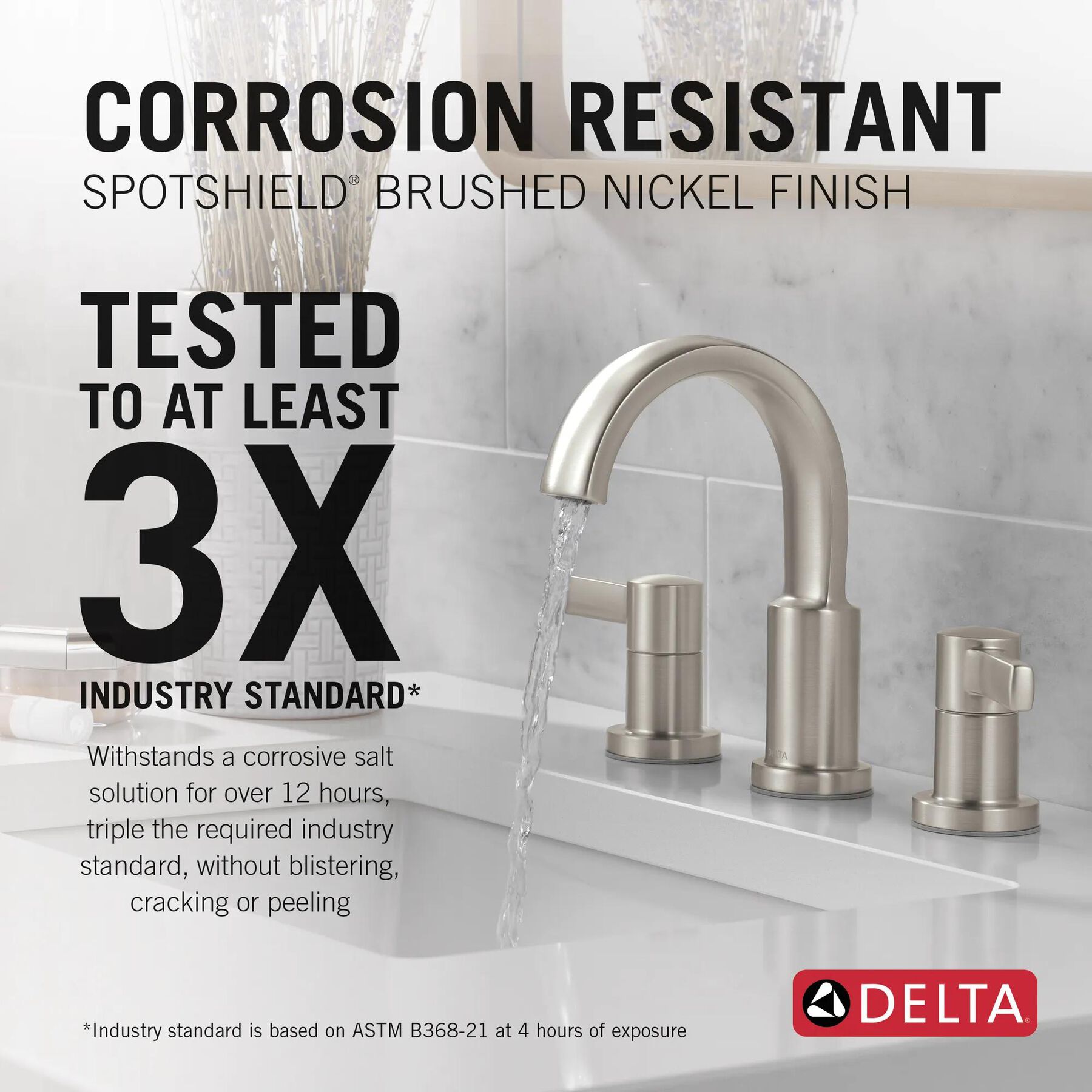 Two Handle Widespread Bathroom Faucet