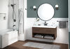Centerset Lavatory Faucet with 14 Series Tub Shower Trim and Rough Bundle