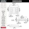 60x32 Alcove Shower Bundle  - Right Seat Left Drain
