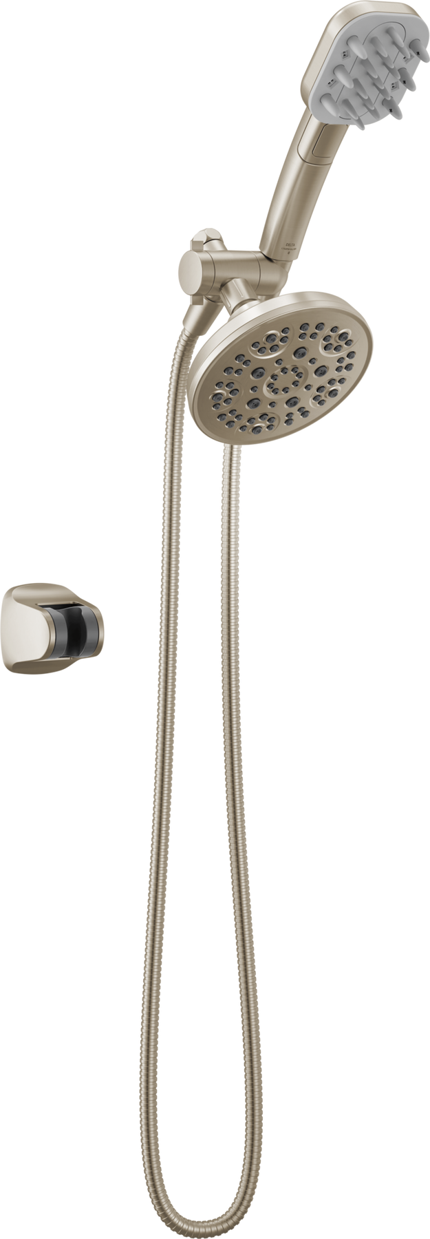 Detangling Hand Shower with 5- Setting Showerhead Bundle