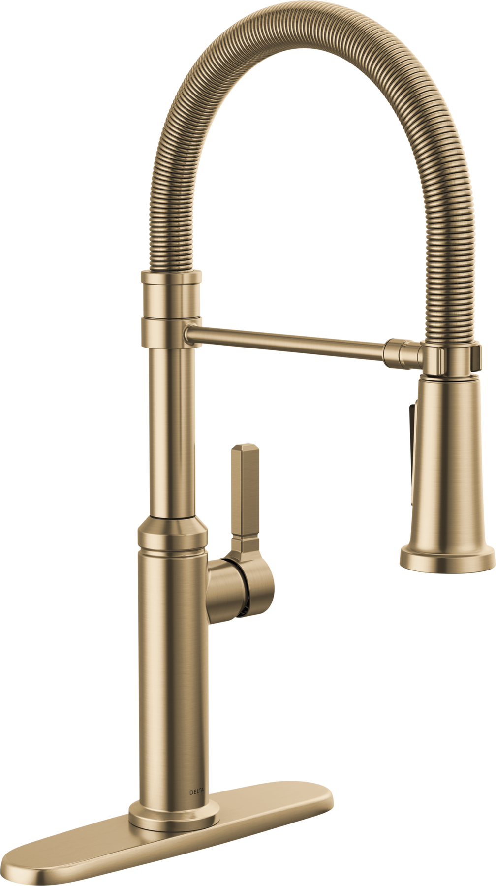 Single Handle Pull-Down Spring Kitchen Faucet