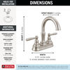 Two Handle Centerset Bathroom Faucet