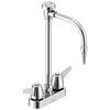 Two Handle 4 In Deck-mount Laboratory Mixing Faucet