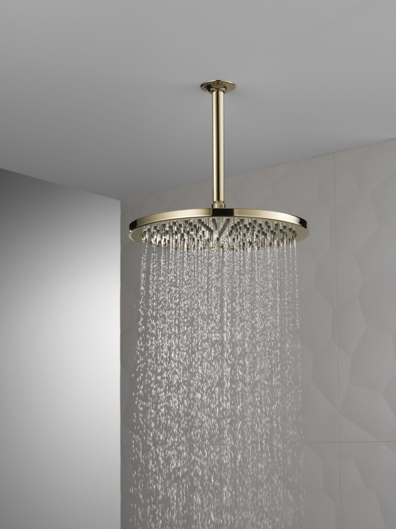 Single-Setting Metal Raincan Shower Head