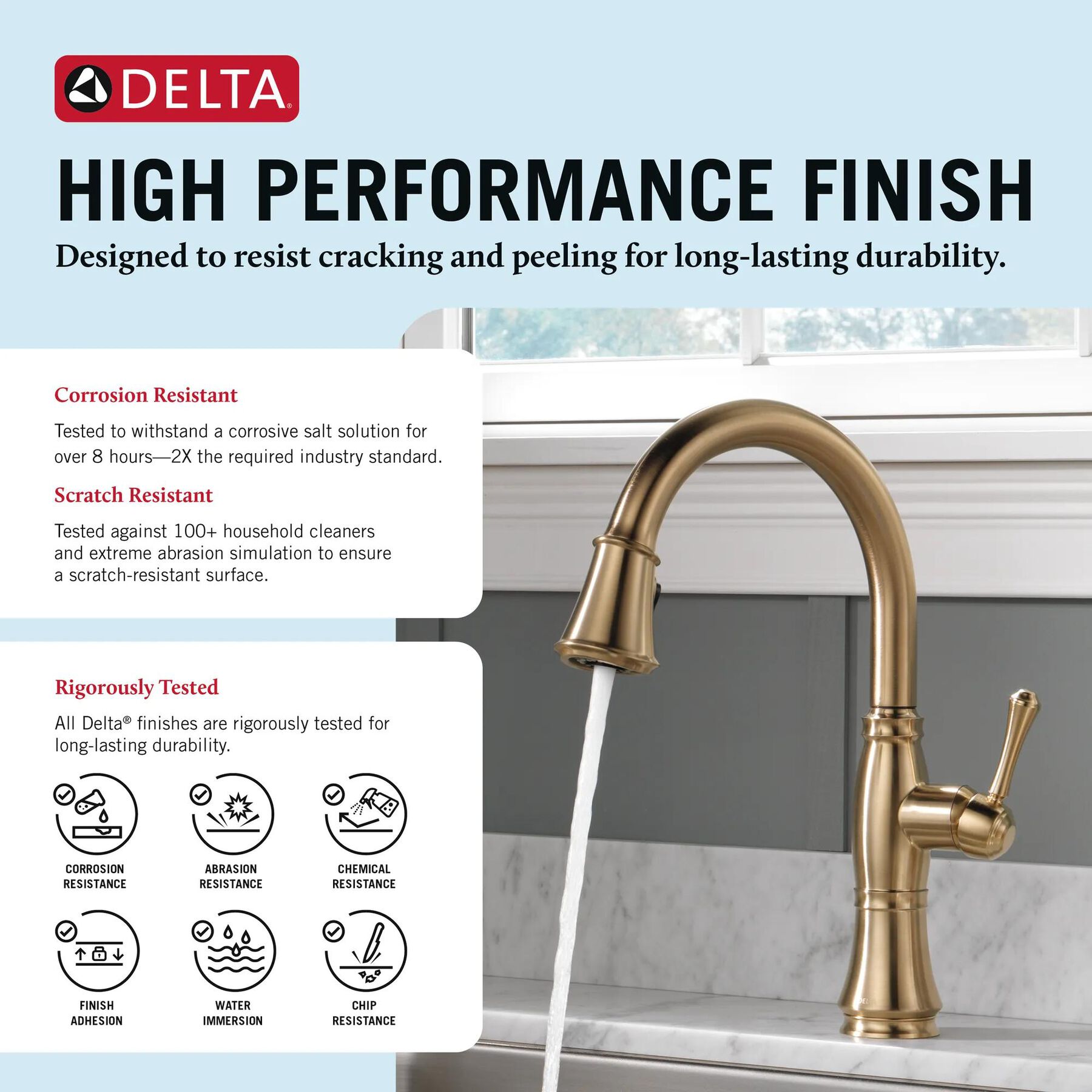 Single Handle Pull-Down Kitchen Faucet
