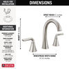 Two Handle Widespread Bathroom Faucet