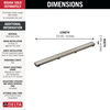 36" Reversible Linear Shower Drain Trim