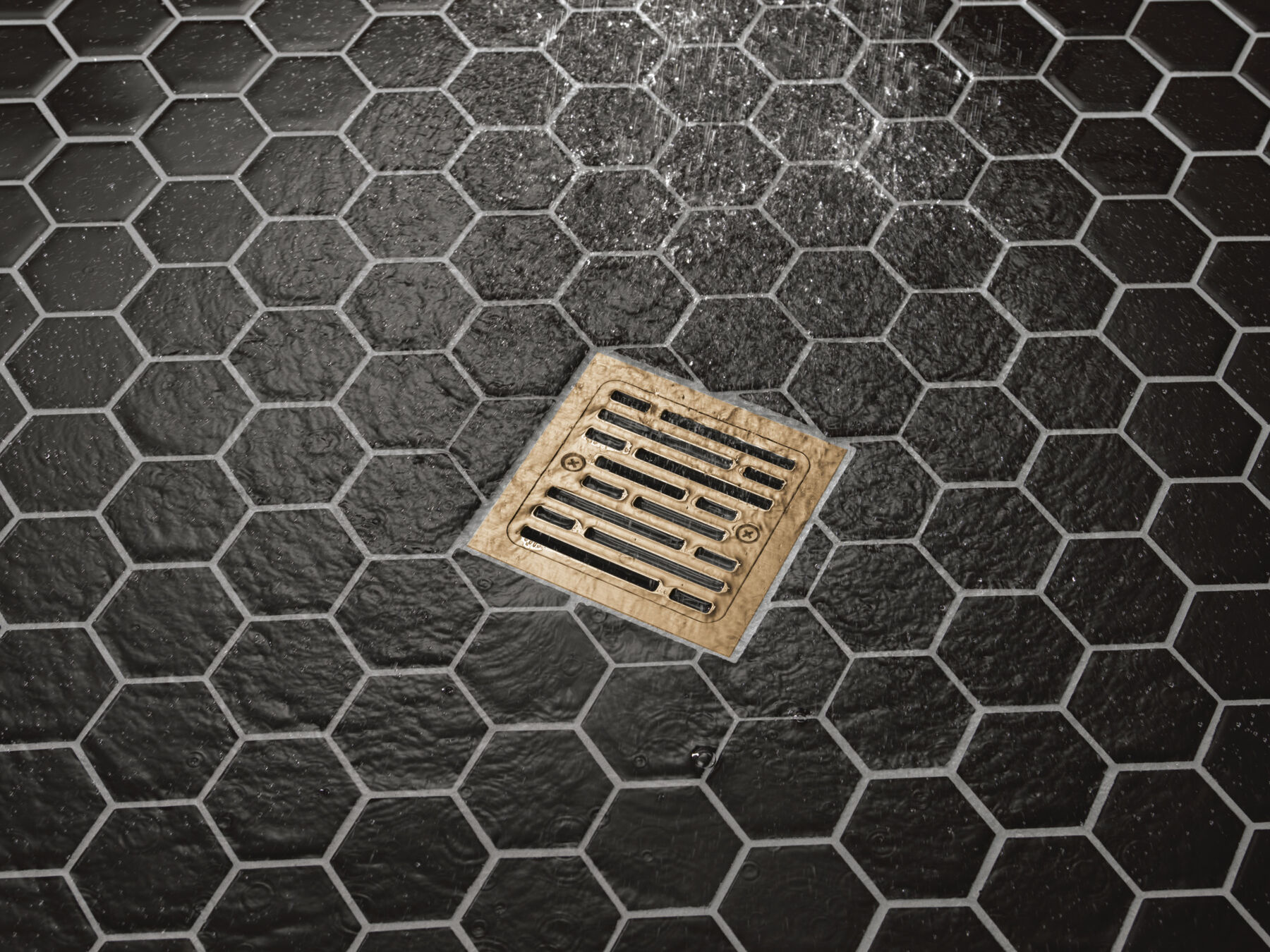 4" Tile-In Square Shower Drain