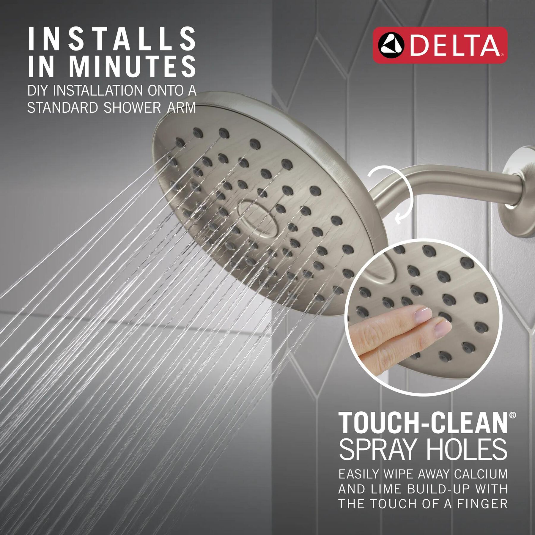 PivotPro&trade; Raincan Shower Head
