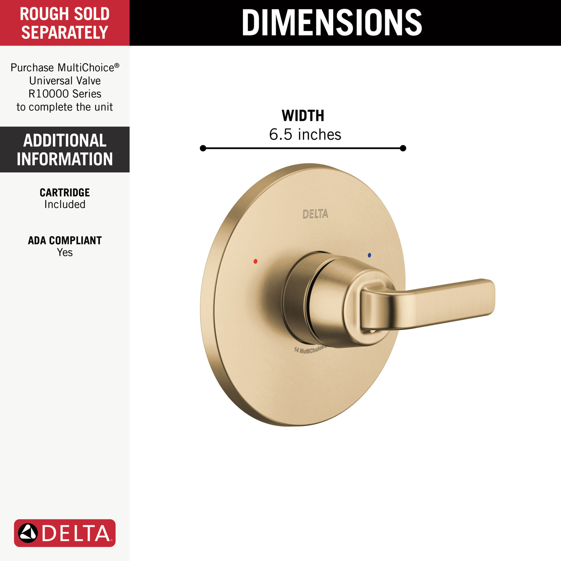 Monitor 14 Series Valve Only Trim