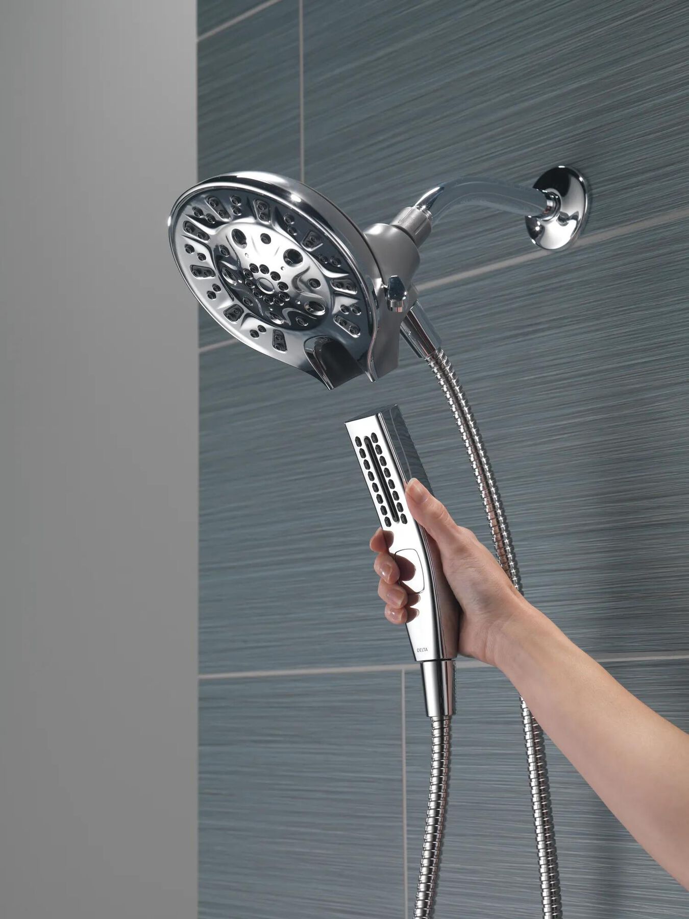 H2Okinetic&reg;&nbsp;In2ition&reg;&nbsp;5-Setting Two-in-One Shower