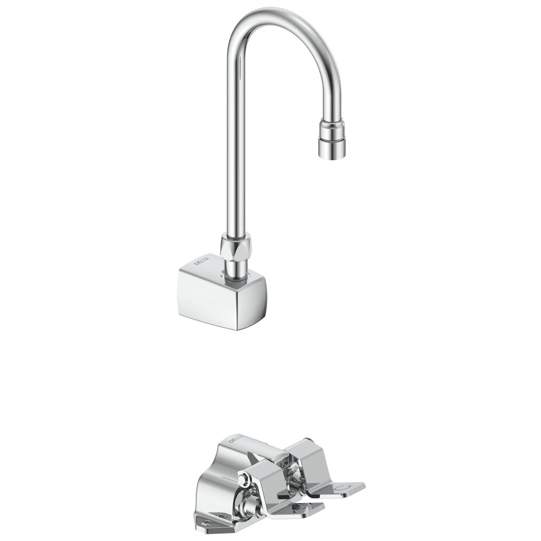Wall-Mount Double-Pedal Surgeon's Scrub-up
