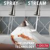 Single Handle Pull-Down Kitchen Faucet with Soap Dispenser and ShieldSpray (Recertified)