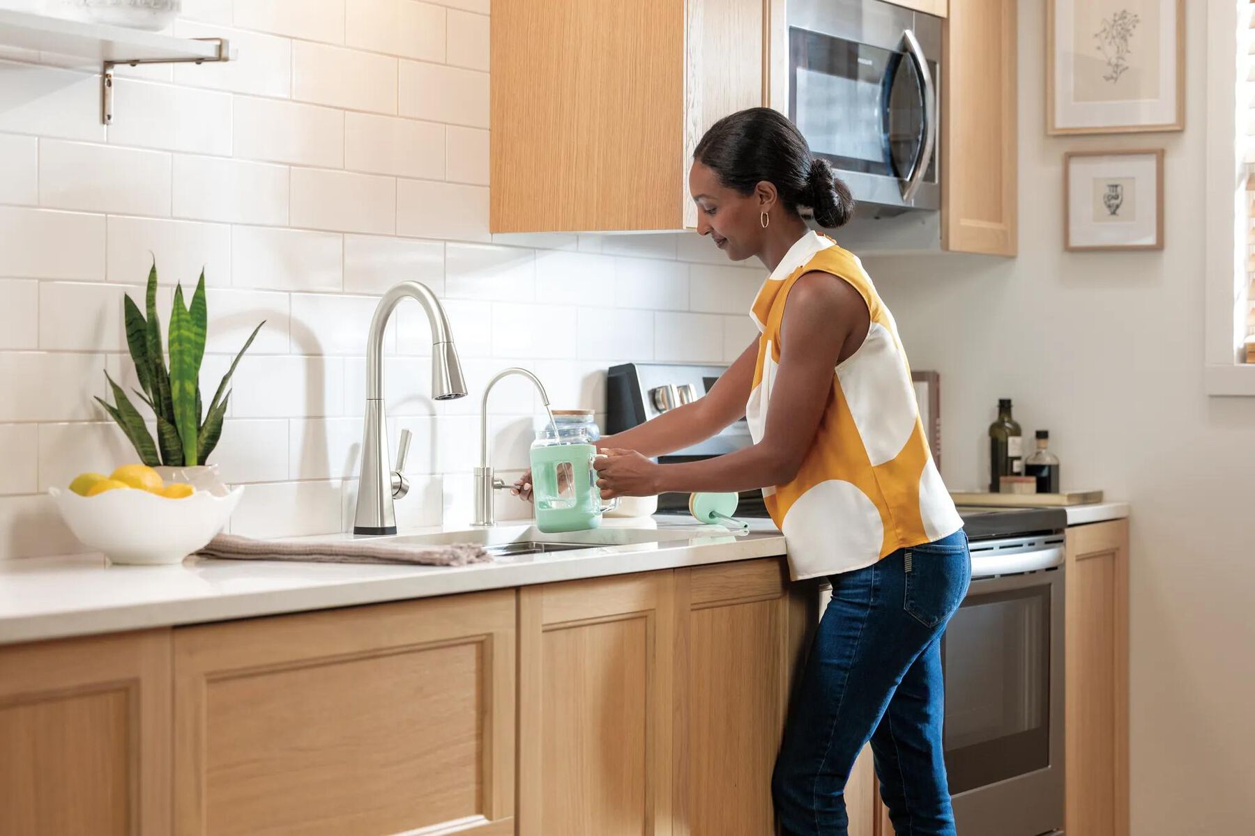2-Stage Water Filtration System with Beverage Faucet Bundle