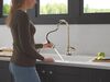 Single Handle Kitchen Pull-Down Faucet With Touchless Technology