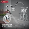 Two Handle Pull-Down Bridge Kitchen Faucet (Recertified)
