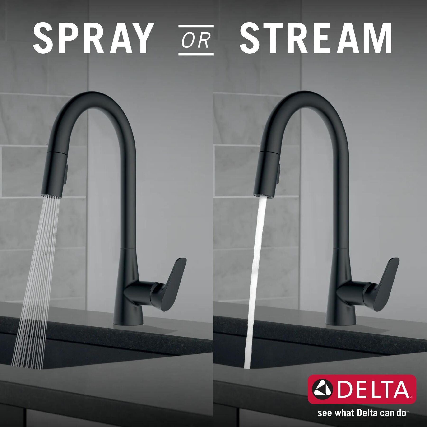 Single Handle Pull-Down Kitchen Faucet