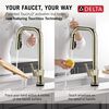 Touch2O&reg; with Touchless Technology Single Handle Pull-Down Kitchen Faucet