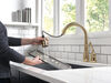 Single Handle Pull-Down Kitchen Faucet